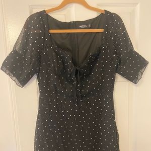 Black Polka Dot Dress